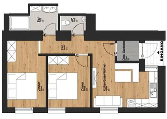 מלון דירות Albert'n Haus